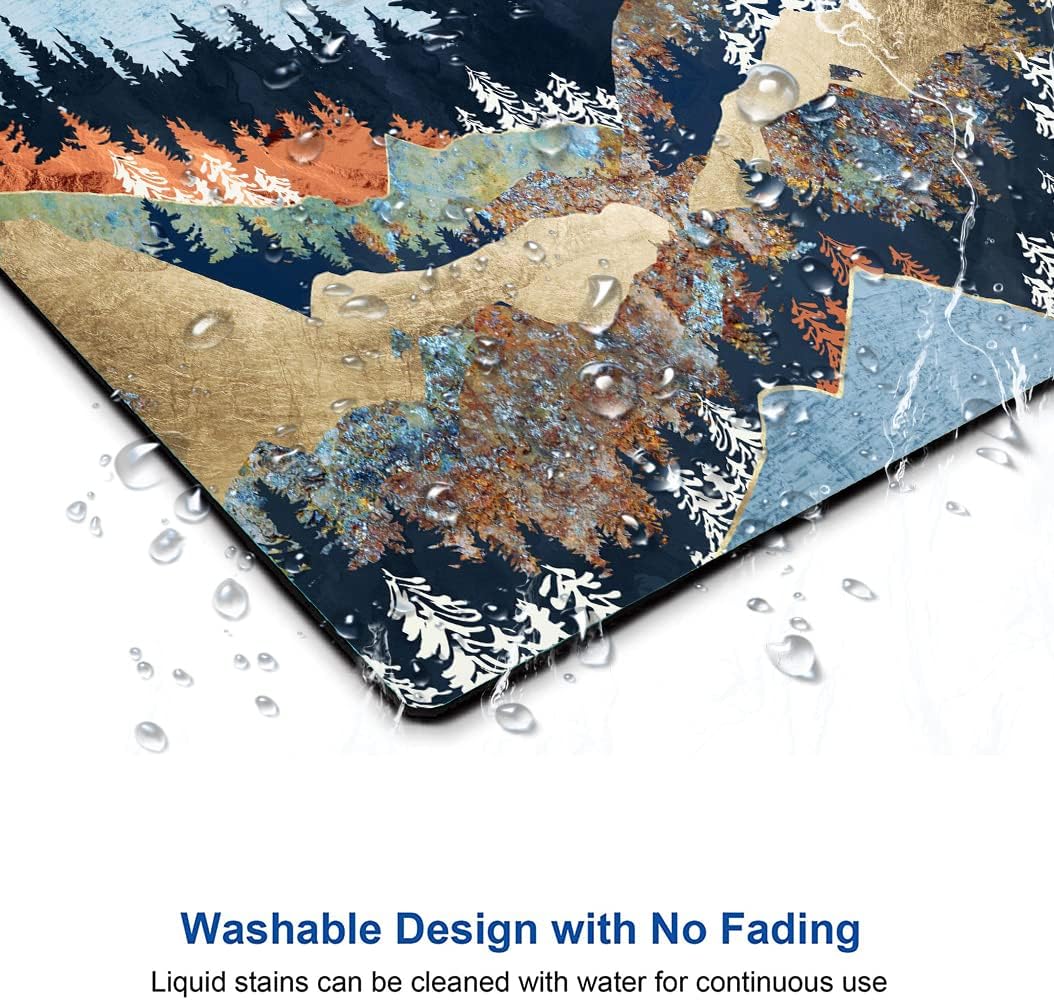 Mouse Pad, Premium-Textured Mouse Mat, Non-Slip Rubber Base Mousepad for Laptop, Computer & PC,9.5×7.9 in,Abstract Landscape