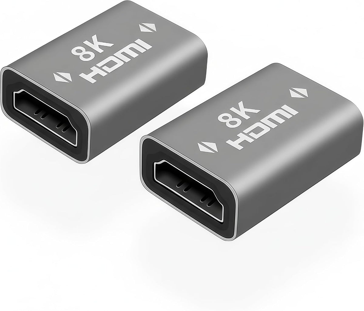 HSJINHONG 2-Pack, 2.1 2 8K@60Hz 4K@120Hz, HDMI Coupler HDMI Female to Female Adapter, Extends HDMI Cables, Supports
