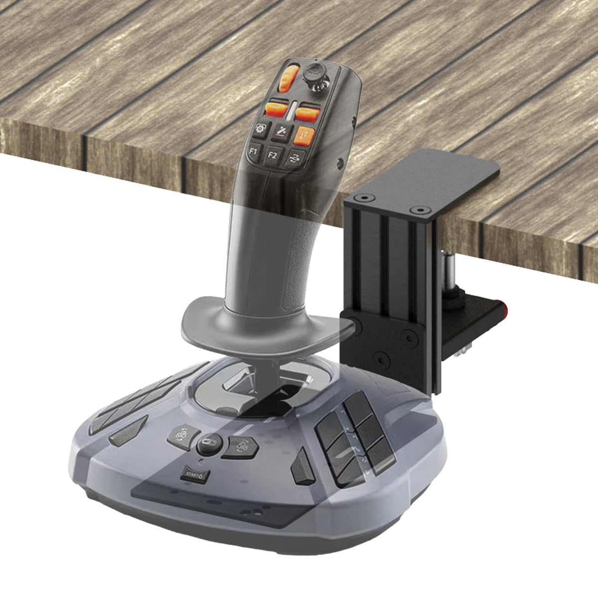 Quick Release Desk Mount: Compatible with WINWING URSA MINOR Space/Airline Joystick, Thrustmaster SimTask FarmStick/T.Flight HOTAS ONE, Compatible with Logitech G Extreme 3D Pro Joystick, Turtle Beach VelocityOne Flightstick