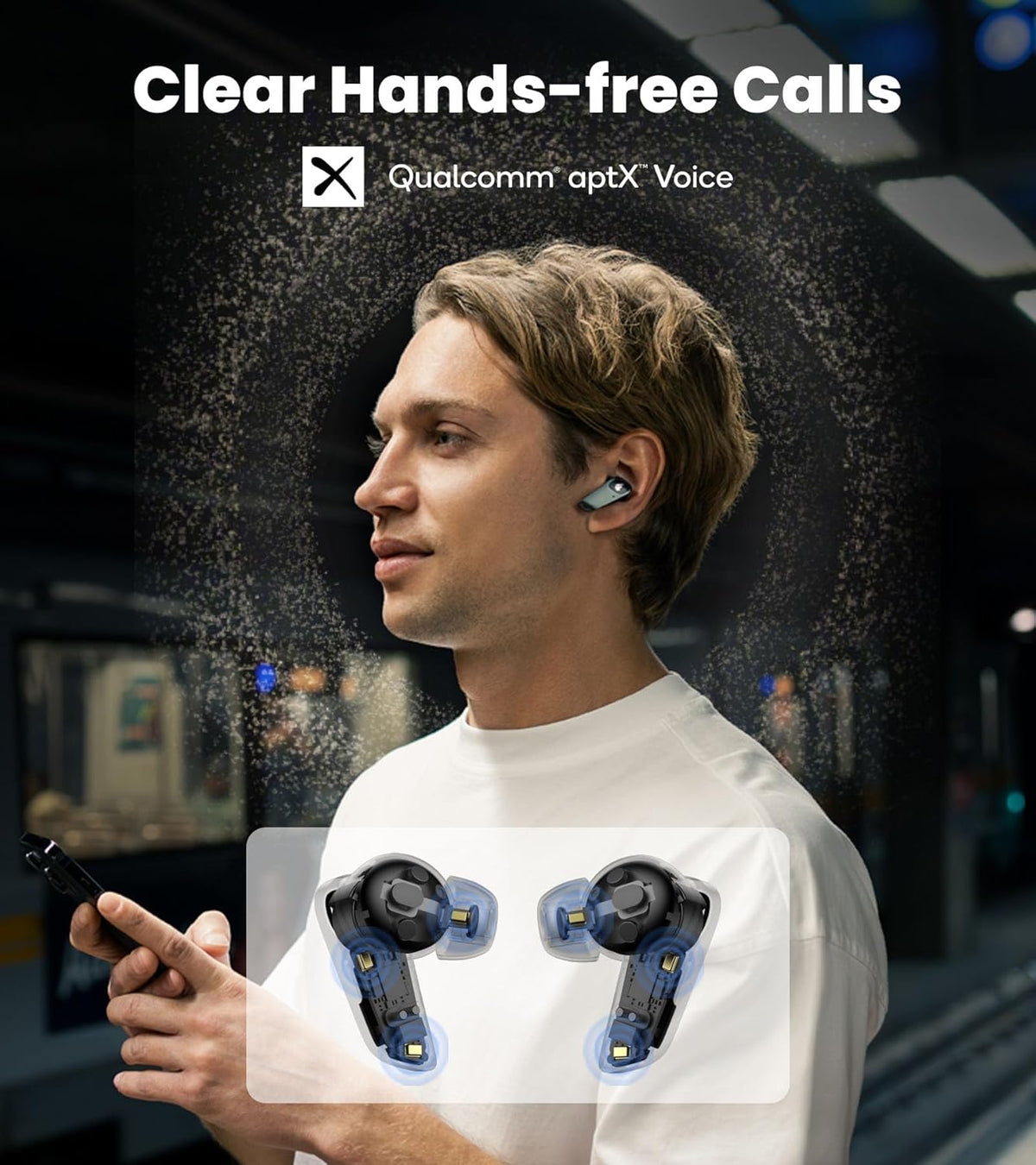 Edifier NeoBuds Planar Wireless Bluetooth Earbuds, 12mm Planar Magnetic Drivers, Hi-Res Audio, LDAC, Snapdragon Sound, Hybrid ANC, Bluetooth 5.4 & Dual Device Connection, Wireless Charging, 6 Mics
