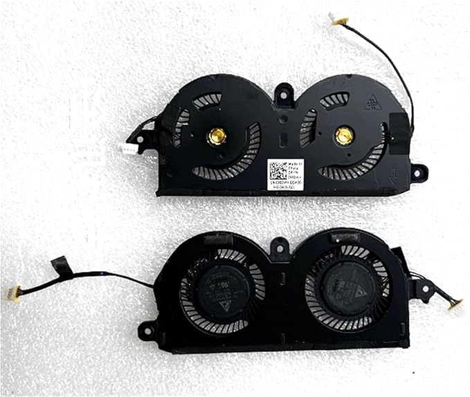 0980WH for XPS 13 9370 9380 P82G Laptop Cooling Fan DC05V 0.4A Cooler Fan CN-0980WH 980WH Heatsink Radiator(2Pcs 0980WH)