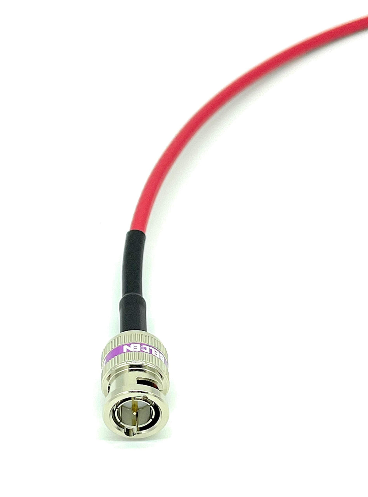 AV-Cables 12G 4K HD SDI BNC - BNC Cable 4855R Mini RG59 (25ft, Red)
