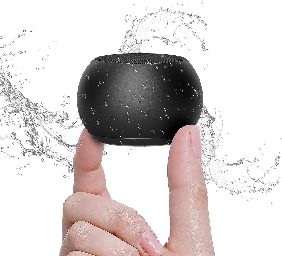dotn 2026 5W IP7 8H Mini Bluetooth Speaker, Super Bass Portable Wireless Speaker with Lanyard, Waterproof Playtime