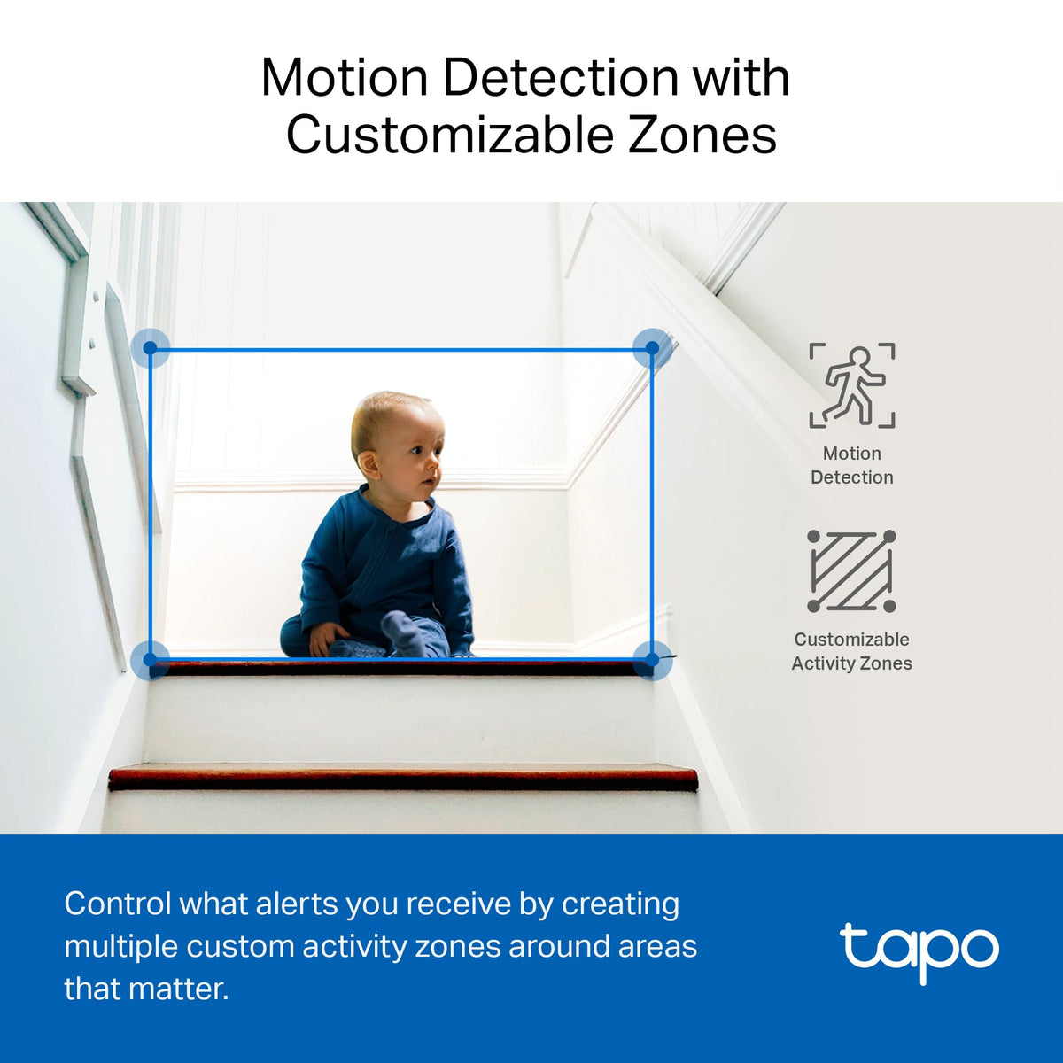 TP-Link Tapo 2K QHD Pan/Tilt Security Camera for Pet Camera, Baby Monitor, Motion Detection, Motion Tracking, 2-Way Audio, Night Vision, Cloud &SD