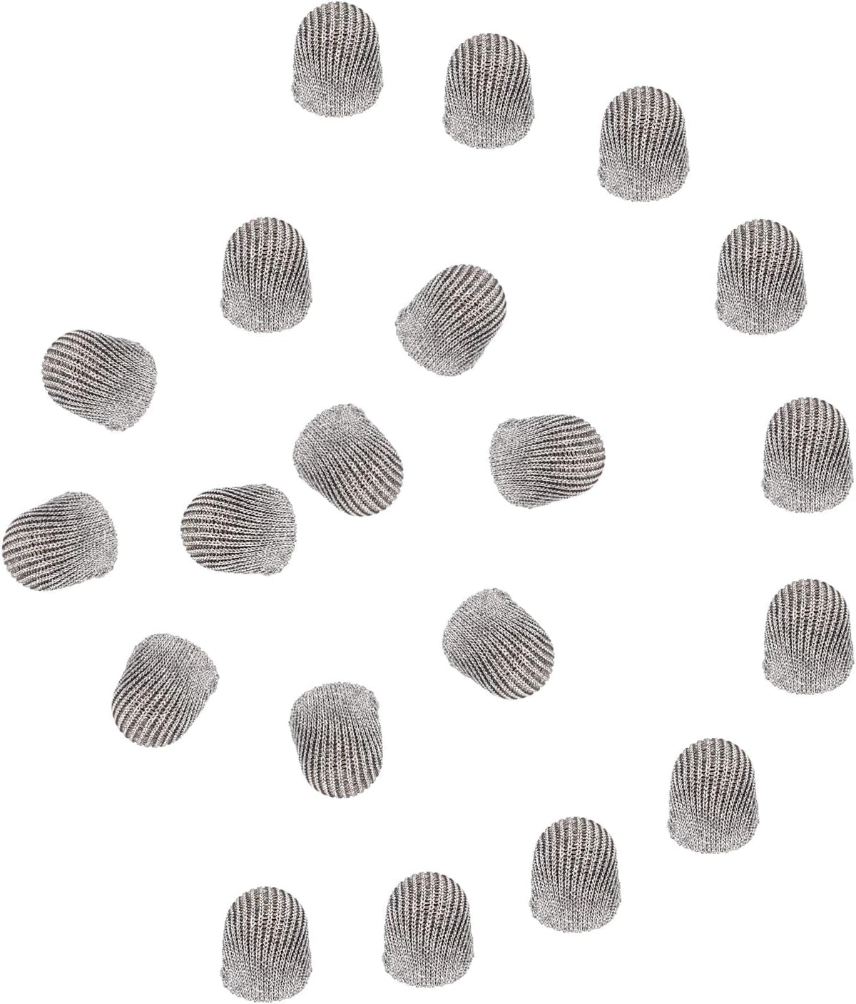 MECCANIXITY 10pcs Replacement Fiber Mesh Tips for Stylus Pens 5mm Suitable for Capacitive Touch Screen,High Sensitivity,Soft,No Scratch Screen Pen Tip