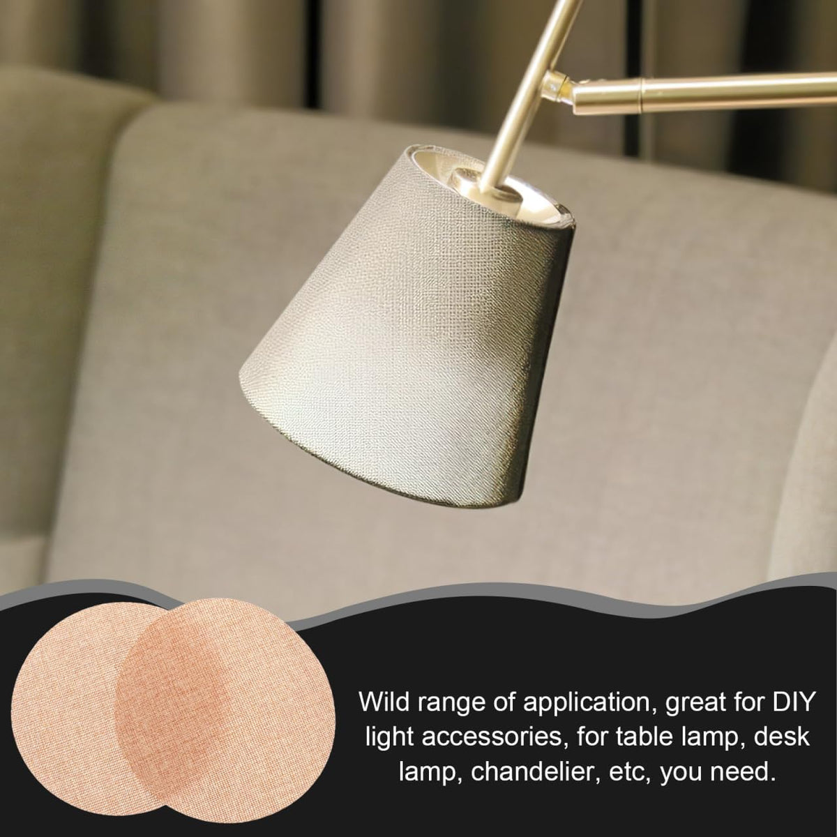 6.29In ULDIGI Round Ceiling Light Cover Anti-Glare Lampshade Diffuser Plate for Chandelier and Pendant Lighting Soft