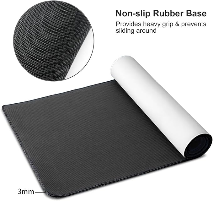 Mouse Pad XXL Sunset Mountain Gaming Mousepad 39.4x19.7x0.12 inch Mousepad with Stitched Edgeswith Non-Slip Rubber Base Improved Precision and Speed Waterproof Protector Desk Accessories 1-U015