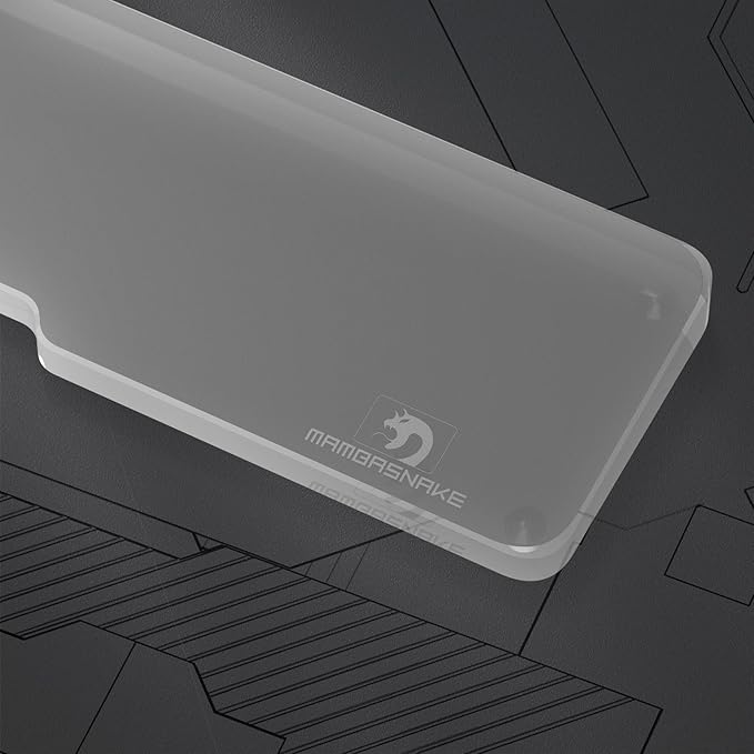 SELORSS Acrylic Keyboard Wrist Rest 98-Key Mechanical Keyboards Ergonomic Palm Rest for Computer KeyboardAnti-Slip BaseWrist Pad for LaptopOffice &amp Home-Easy Typing