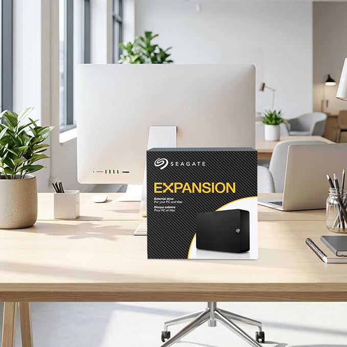 Seagate Expansion 12TB External Hard Drive HDD - USB 3.0 with Rescue Data Recovery Services (STKP12000400)