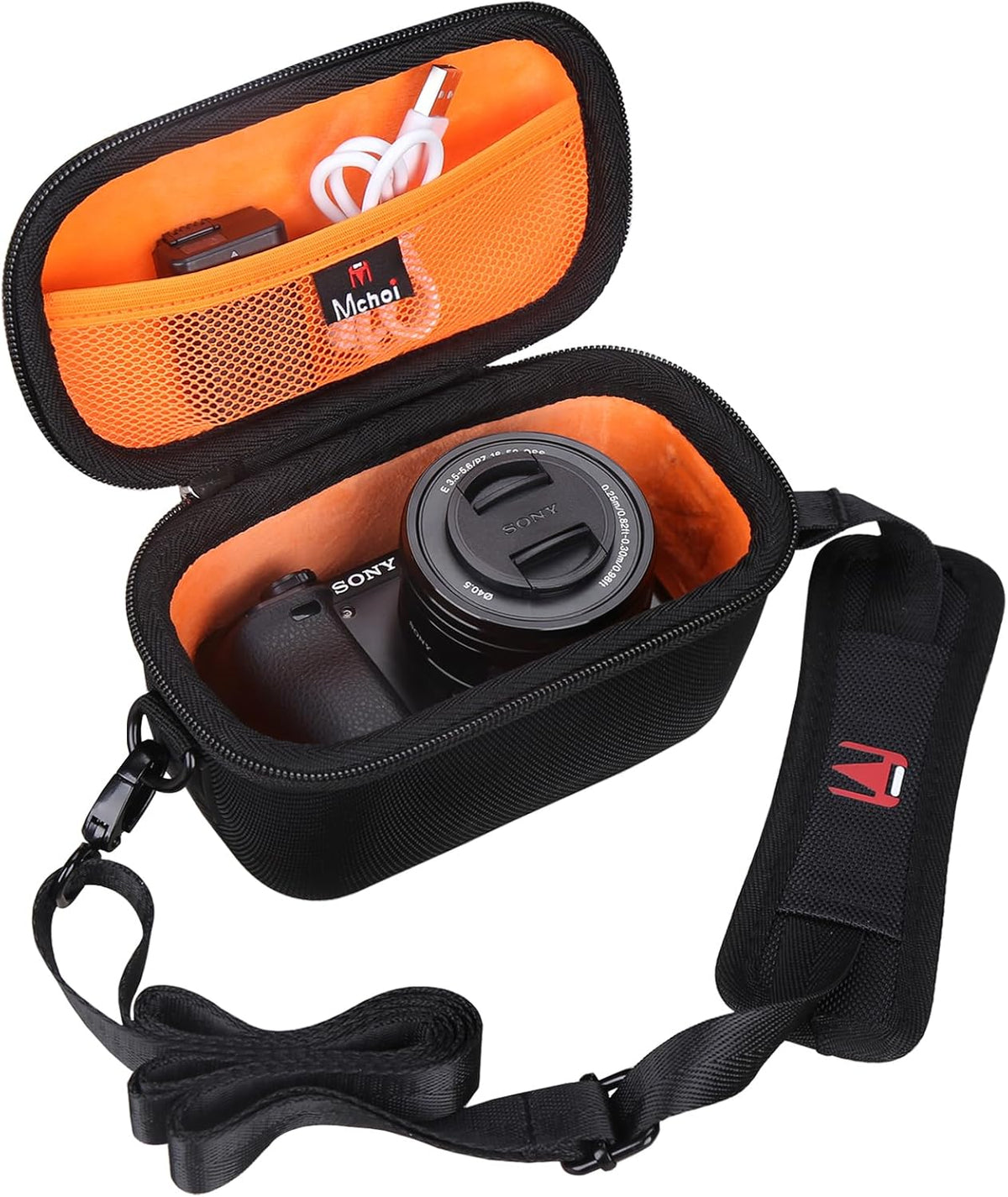 a6000/a6400/a6600/a6100/a5100 Mchoi Hard EVA Travel Case for Sony Alpha Mirrorless Digital Camera, Case Only, New