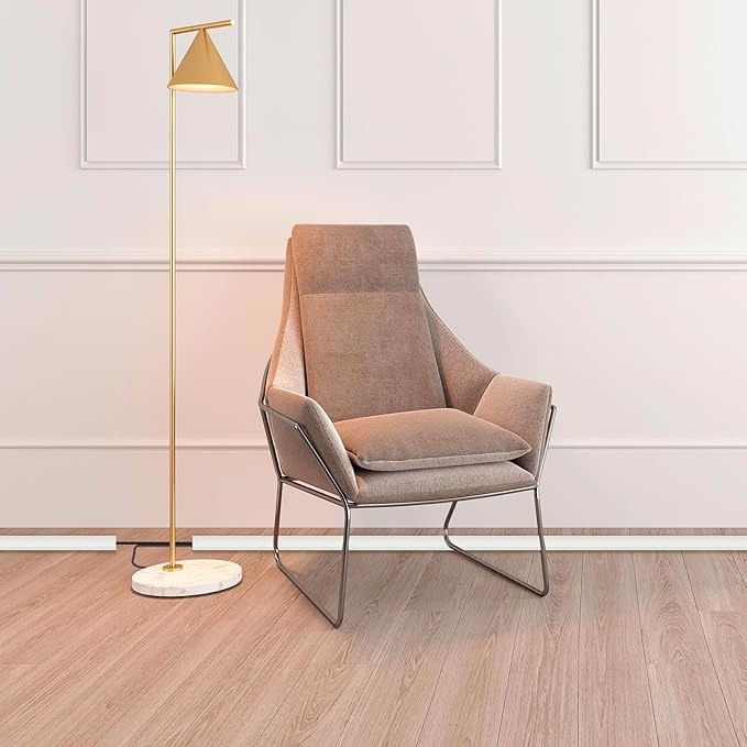 Floor Cord Cover Cable Cavity Self Adhesive Cord Hider Floor 3.3FT Floor Cable Management Power Cord Protector Floor Electric Cord Covers for Offices, Gym, Exhibitions (Beige, 1.18" x 3.3')