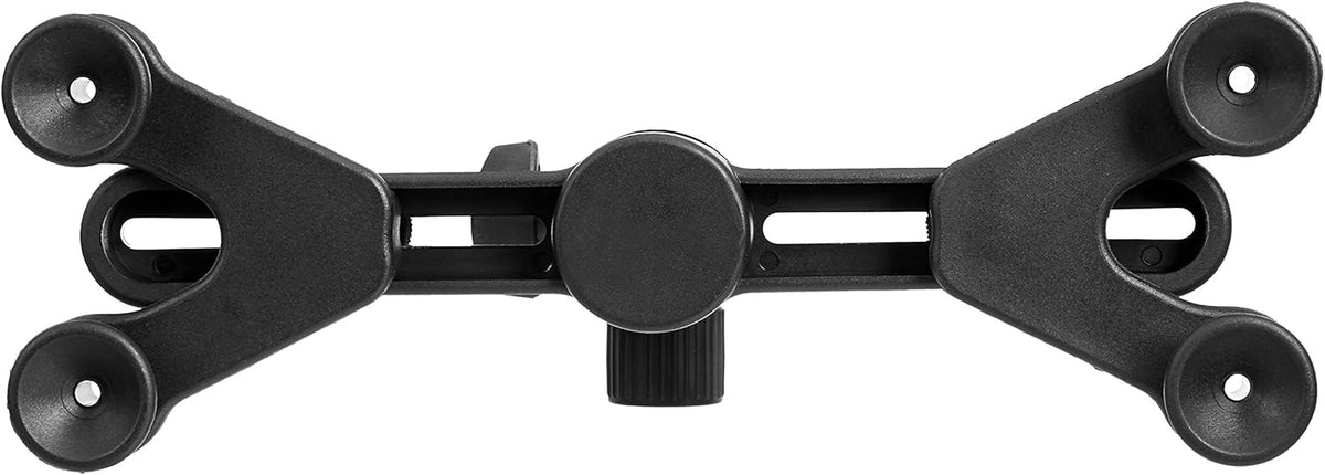 Amazon Basics Adjustable Tablet/iPad Mic Stand Holder for Music Performance, Black