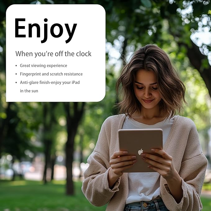 Megoo Paper Glass Screen Protector for iPad Pro 13 inch (2024 M4), Matte for Writing and Drawing, Anti-Glare, Easy Installation, Case Compatible, 2-Pack