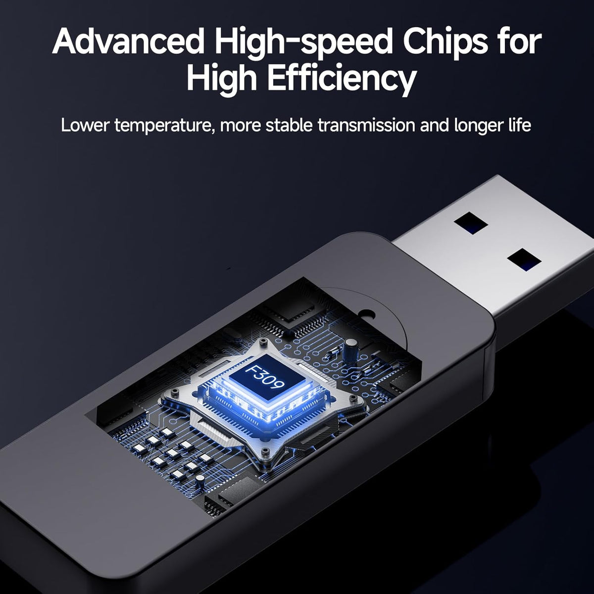 2 Pack 256GB USB Flash Drive, Metal Thumb Drives, USB 3.2 Up to 200MB/s Type A Memory Stick for Storage and Backup, F309