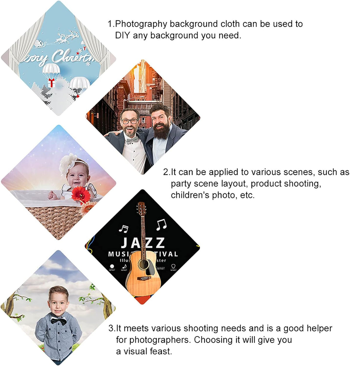 Generic Russian Nesting Dolls Funny Backdrop Background for Photography Photo Photoshoot Screen Parties Curtain