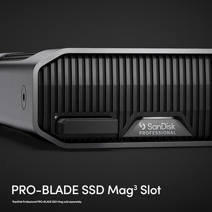 SanDisk Professional 8TB G-Drive Project - External HDD Thunderbolt 3 USB (10Gbps) 7200RPM Ultrastar Hard Drive Up to 250MB/s Read - SDPHG1H-008T-NBAAD