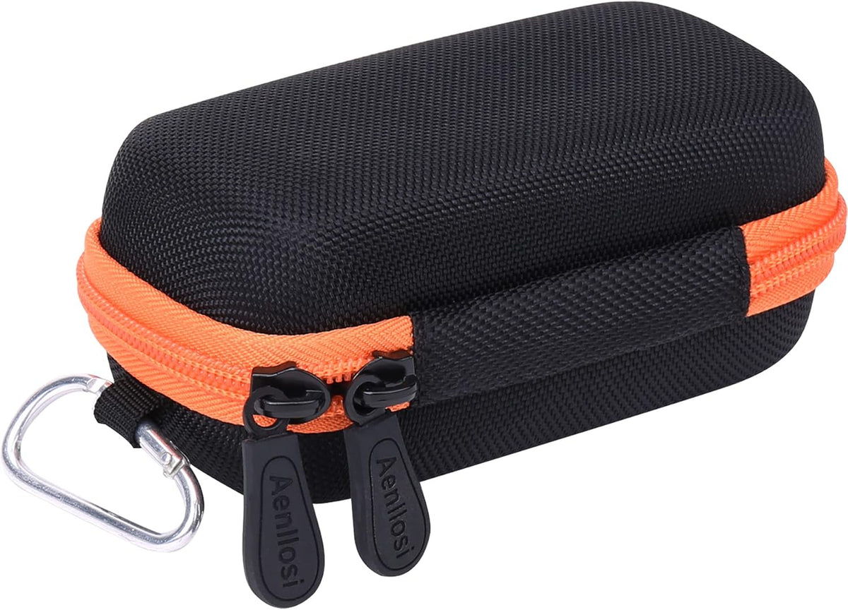Aenllosi 20/20x/30x/22x/32x Hard Carrying Case Replacement for Garmin eTrex Handheld GPS by (Orange Zipper)