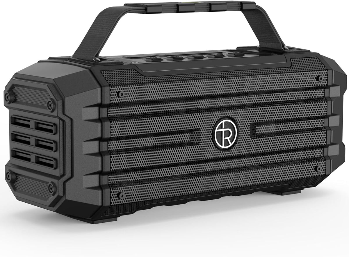 Bluetooth Speaker 120W Peak 80W Portable Wireless Hi-Fi Loud Outdoor IPX6 Waterproof Big Party Speakers with Deep Bass, TWS Pairing, DSP Sound Boombox for Home Camping Beach
