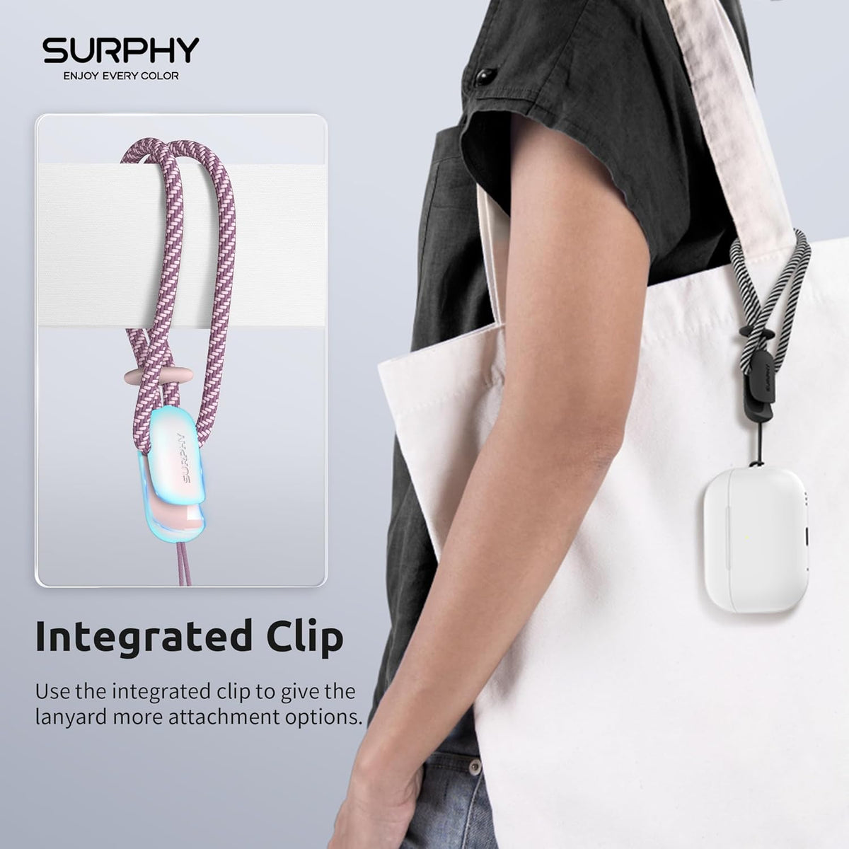 SURPHY 3 Pack Phone Wrist Strap with CellPhone Tether Tab, Cellphone Lanyard, Phone Strap with 2-Color Braided, Wrist Lanyard