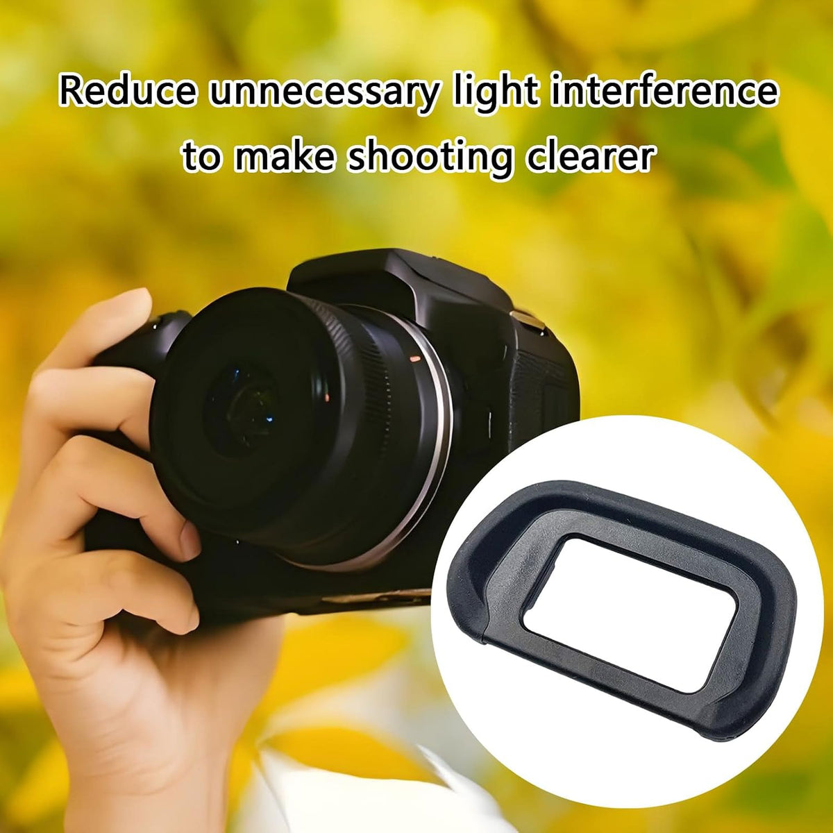 AOYUDJ EOSR10 EOSR10 Viewfinders Hard Eyecups View Finders Eye Cup Rubber Replaces for Eosr Camera