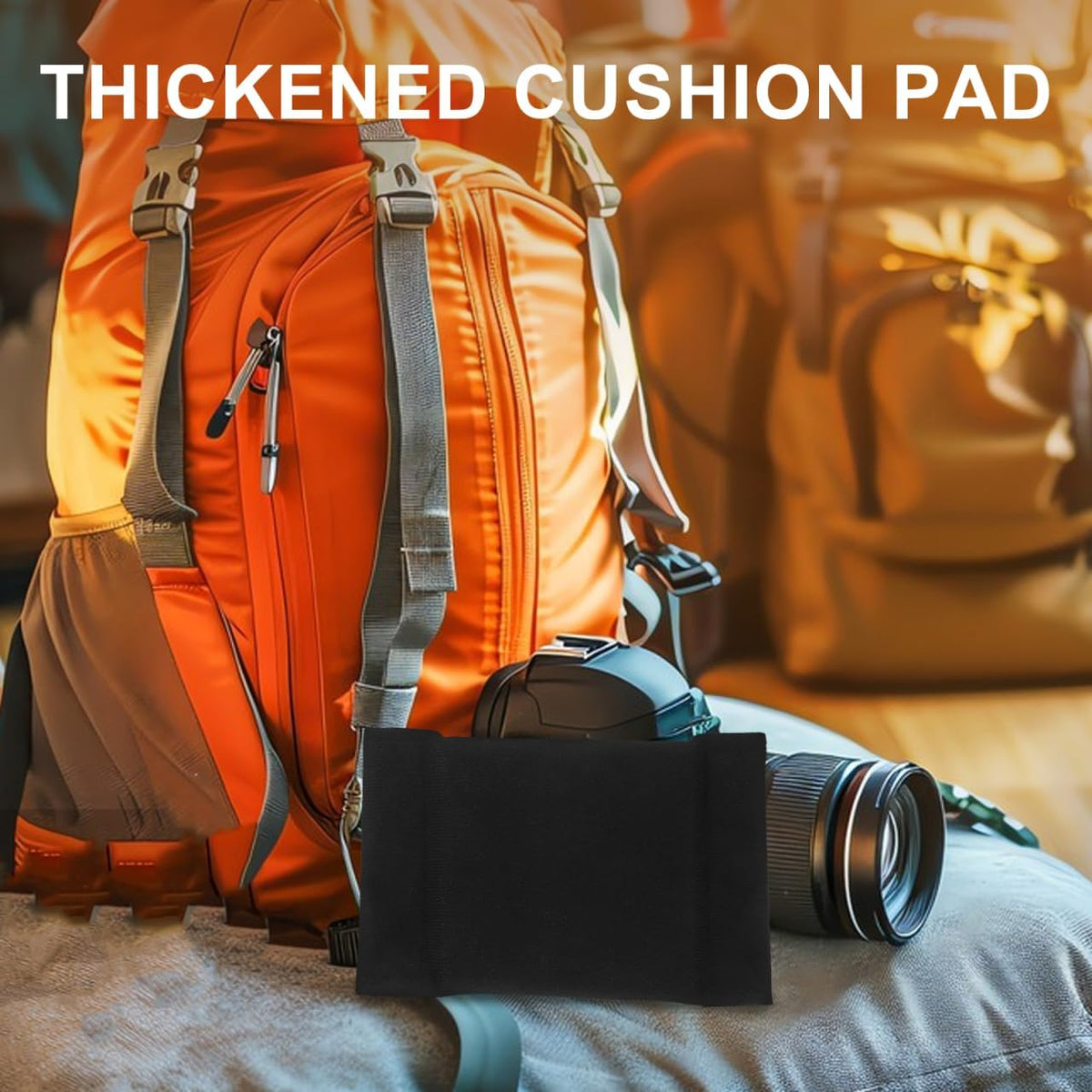 5.51X3.77X0.55In KICHOUSE Camera Bag Divider Insert Padded Organizer for Dslr Mirrorless Cameras Lens Compartments