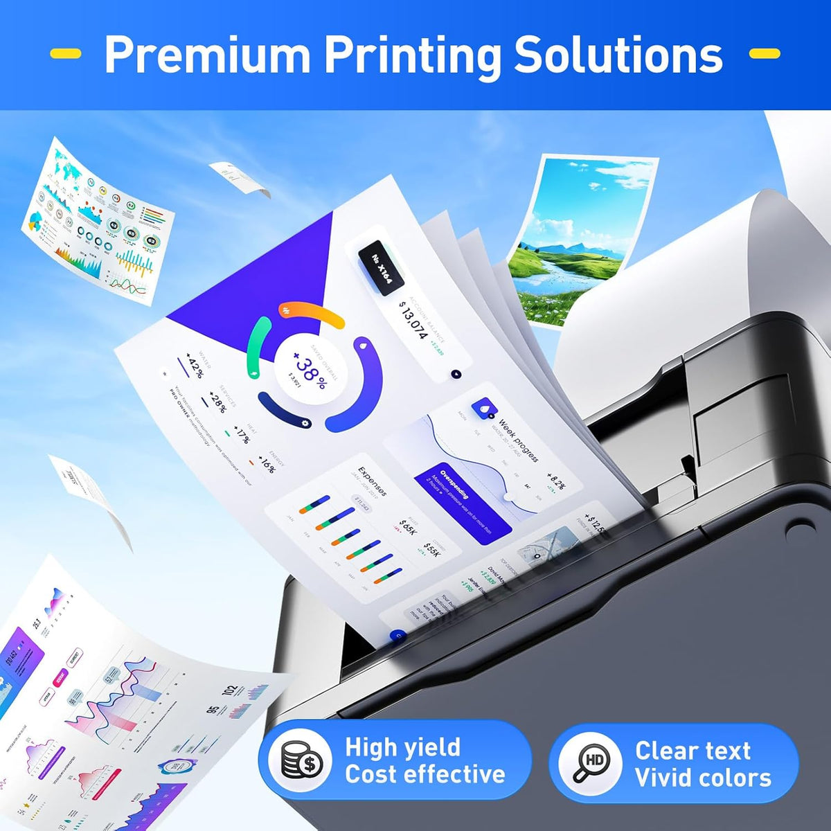 TN514 Toner Cartridge 4 Pack High Yield Compatible Replacement for Konica Minolta TN-514 TN514K TN514C TN514M TN514Y A9E8130 A9E8230 A9E8330 A9E8430 Bizhub C458 C558 C658 Printer Ink Color Black Copy