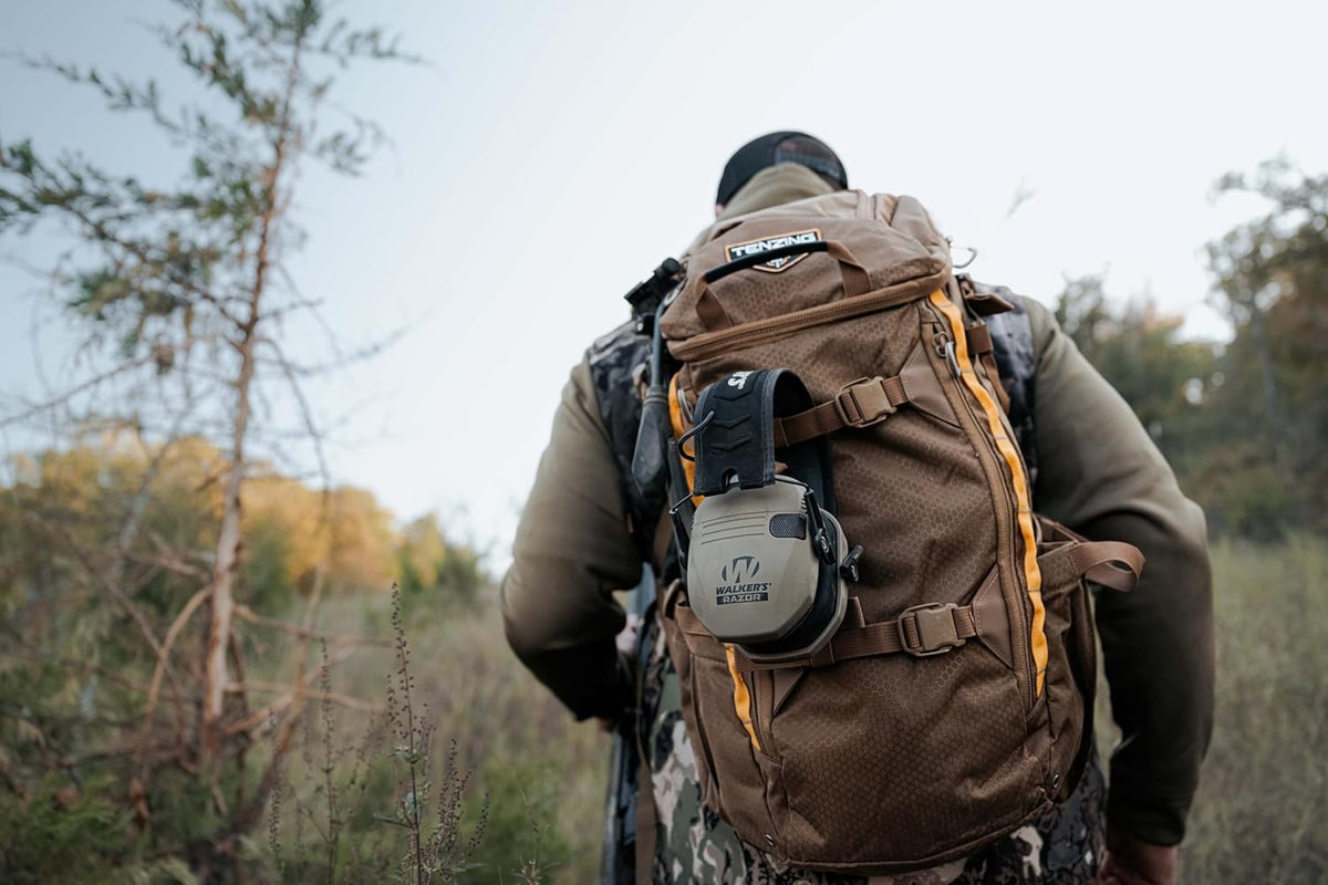 Walker's Razor Slim Ultra Low Profile Compact Design Adjustable Range Shooting Hunting Hearing Protection Electronic Earmuffs