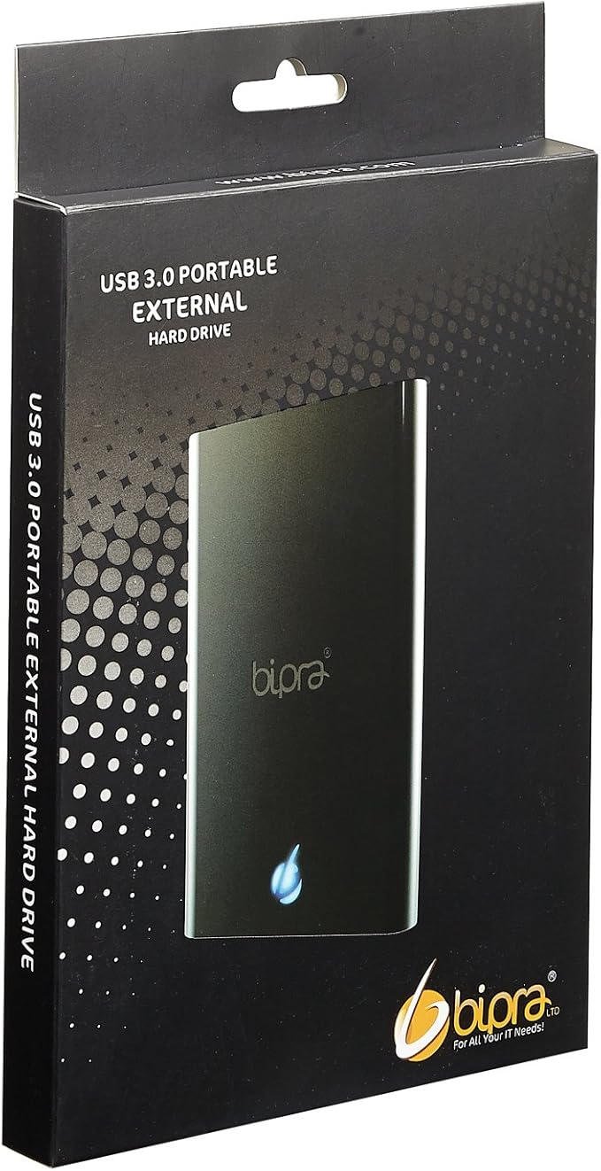 S3 2.5 inch USB 3.0 Mac Edition Portable External Hard Drive - Black (750GB)