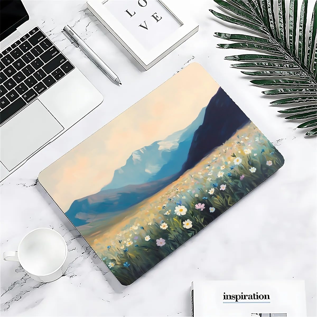 Compatible with MacBook Air 13.3 13.6 Inch Case 2022 2021 2020 2019 Plastic Hard Shell Case Cover,13.3 Pro(A1706/A1708/A1989/A2159/A2289/A2338), Wildflowers and Mountains