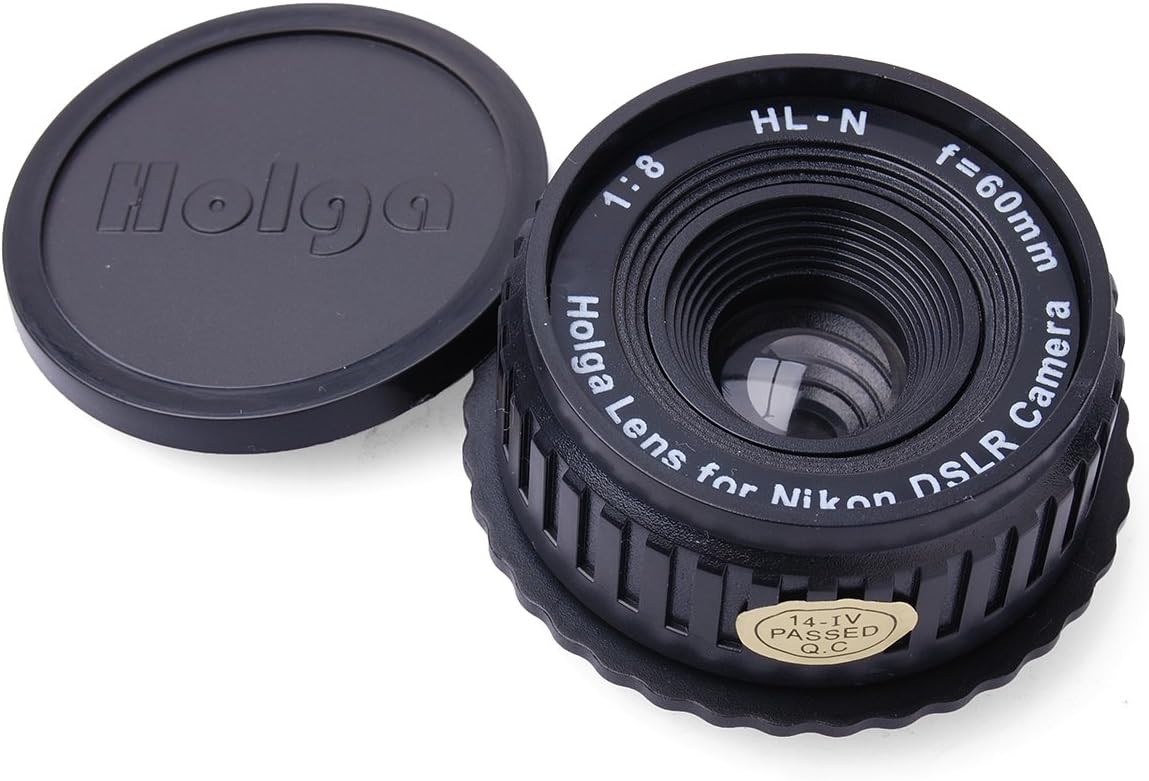 HOLGA 60mm f/8 Lens for Nikon DSLR - Black