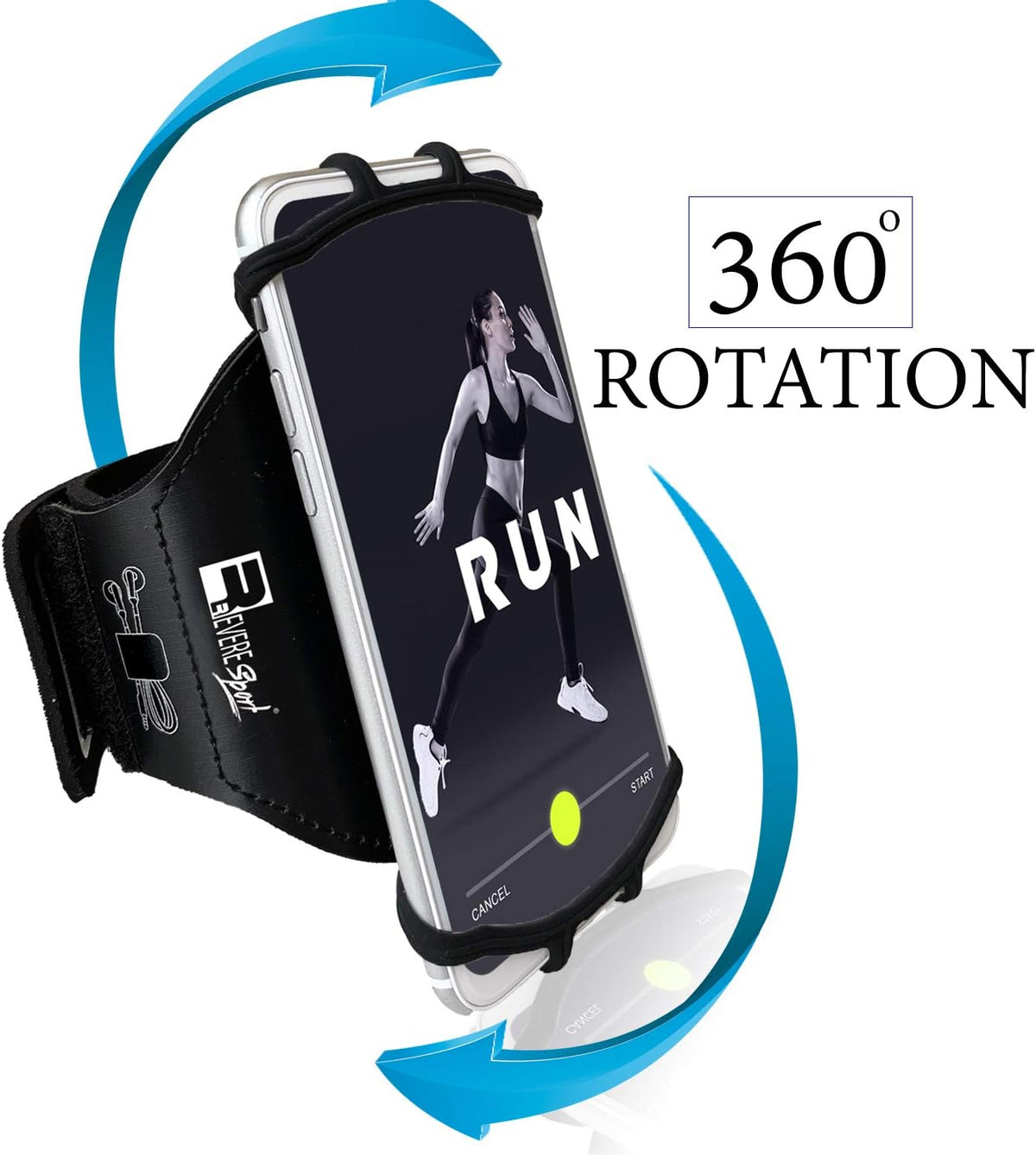 Universal Samsung Armband (Samsung Galaxy S25/S24/S23/S22/S21/S20/S10/A/J/Plus). Running Phone Holder
