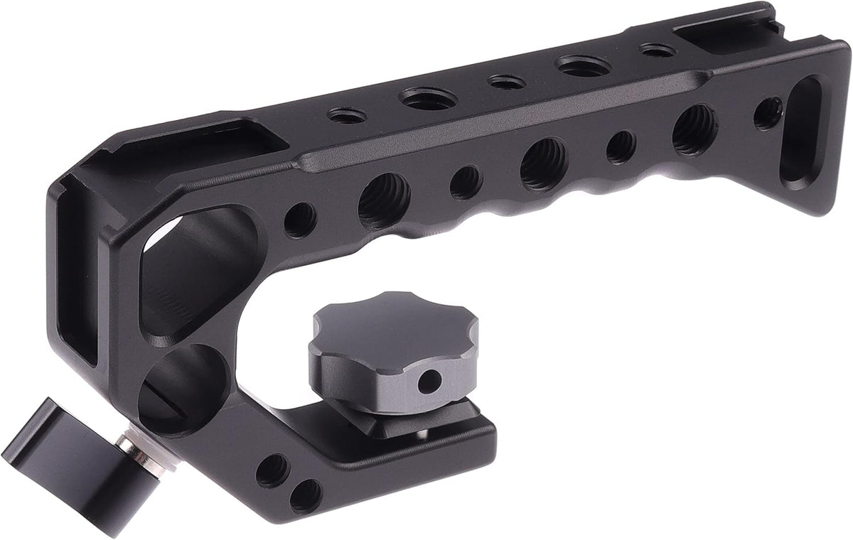 Hersmay For Canon M5 M50 II Cage with Top Handle, Camera Cage for Canon EOS M50 Mark II/ M50 /M5 Camera,Vlogging Video Shooting Filmmaking Rig Stabilizer with 1/4" Mounting and 3/8" Arri Locating Hole