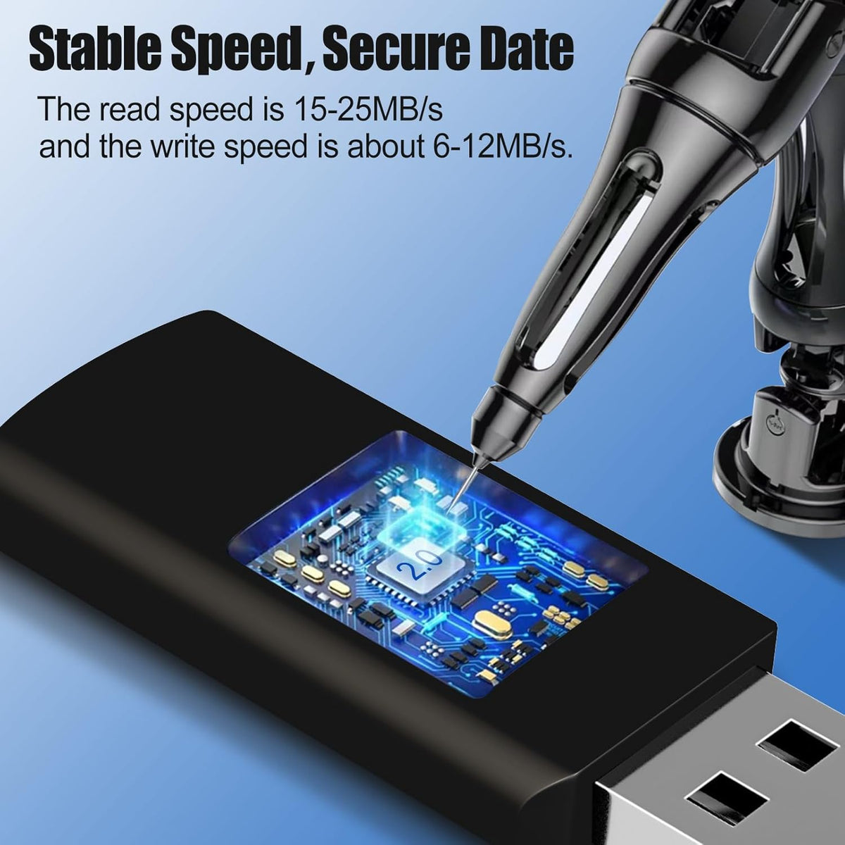 EASTBULL 4GB USB Flash Drive 50 Pack with Lanyards - USB 2.0 Jump Drive for Storage and Backup - Blue 50PCS