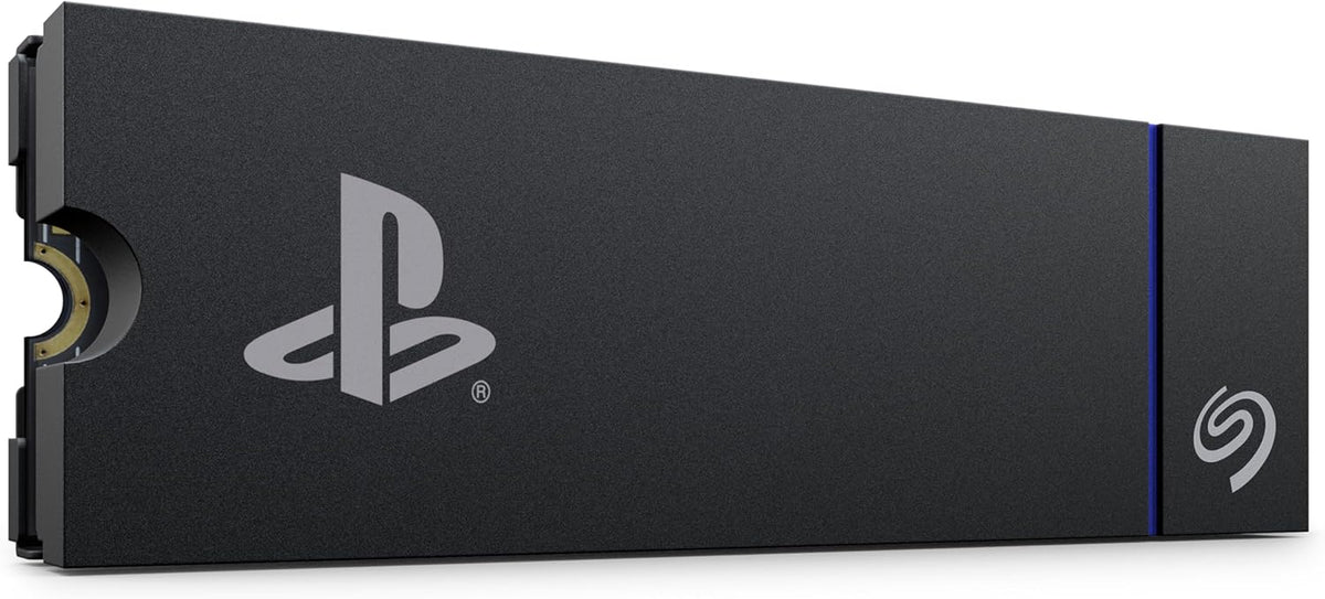 Seagate Game Drive PS5 NVMe SSD for PS5 2TB Internal Solid State Drive - PCIe Gen4 NVMe 1.4, Officially Licensed, Up to 7300MB/s with Heatsink (ZP2000GP3A1001)