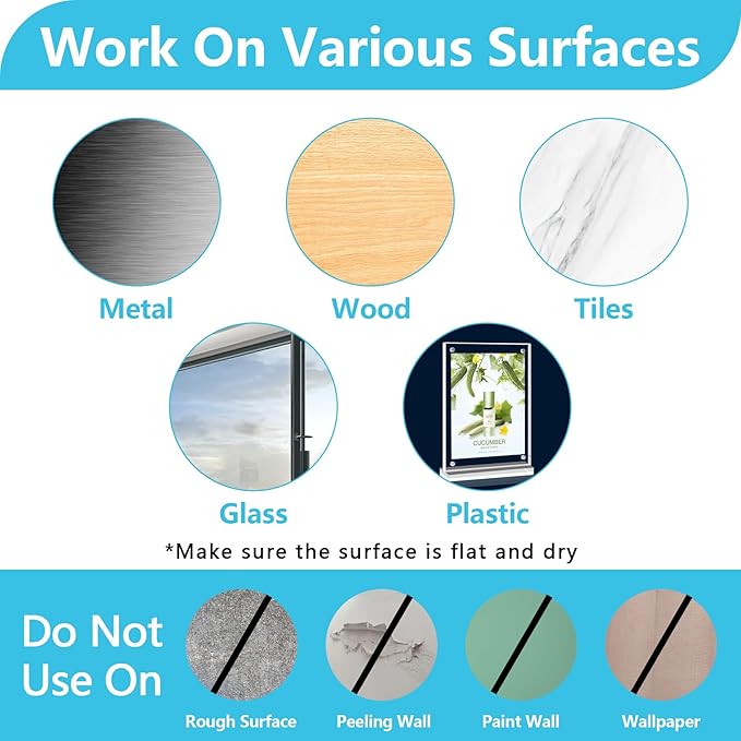 Abnii 100PCS Cable Clips, Adhesive Cord Wire Organizer, Clear, Small