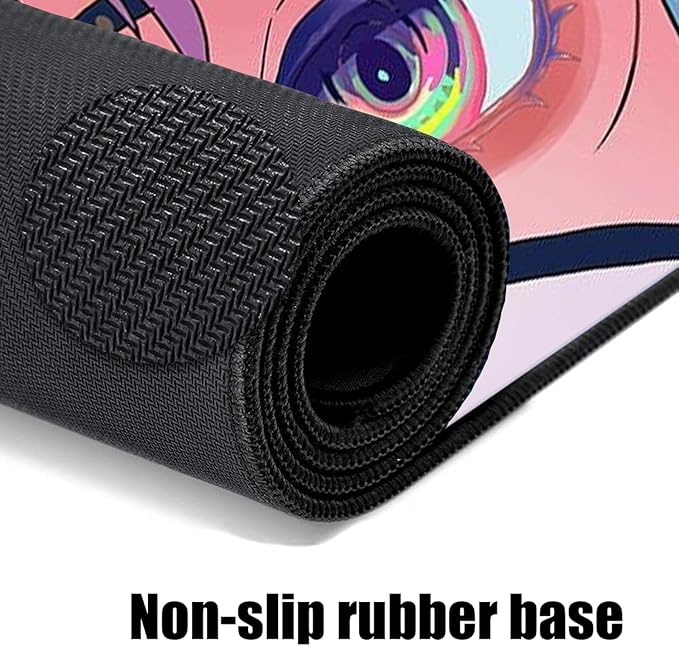 Sexy Anime Mouse Pad Large Computer Gaming Gamer Pad Keyboard Non-Slip Pc Desk Mat XXL Sexy Butt Breasts Chest (31.49x15.74 inche)