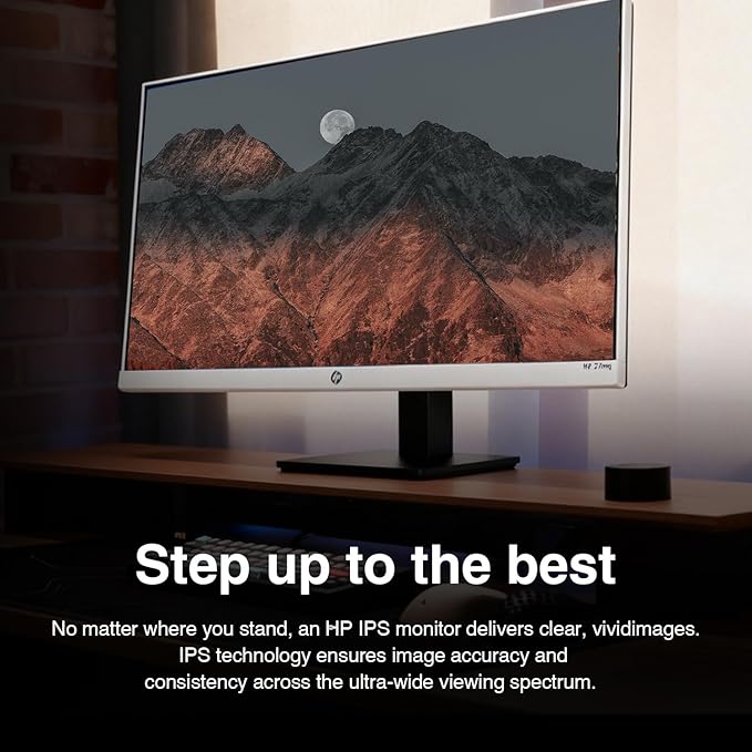 HP 27 QHD IPS Monitor with 5ms Response Time Anti Glare Flicker Free VESA Mount (100 x 100 mm) VGA HDMI &amp Dockztorm USB Port Expander Black/Silver Color 2 Pack