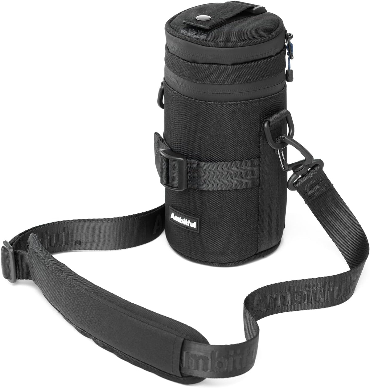 80 155 mm (3.15 6.10 AMBITFUL Thick Camera Lens Pouch Case, Water/Dust/Shock Protection Lens Pouch for DSLR Camera Lens