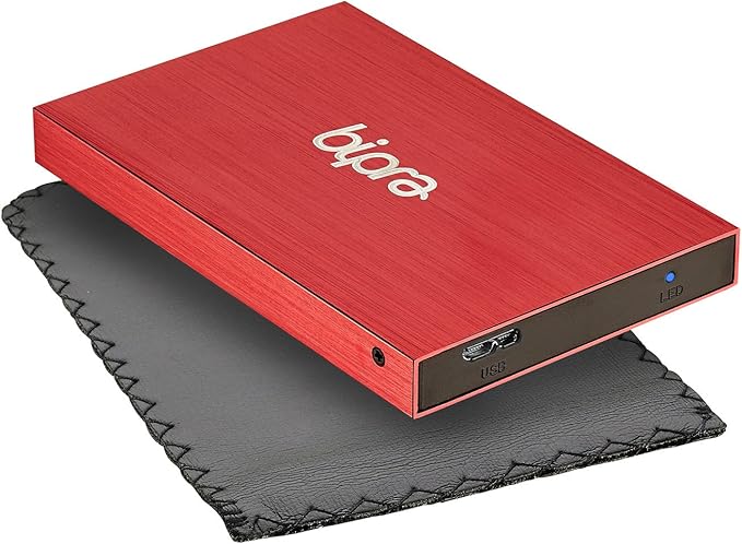 B:Drive B3 500GB USB 3.0 2.5 inch Mac Edition Portable External Hard Drive - Red - Mac OS Extended (Journaled)
