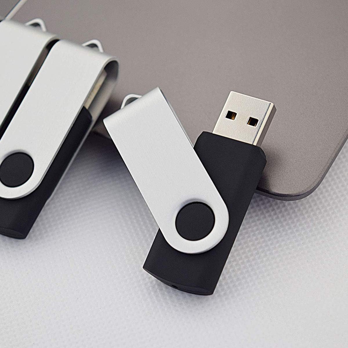 Aiibe 16GB Flash Drive 100 Pack USB Drives 16GB USB Flash Drives Bulk Thumb Drive USB 2.0 Memory Stick PenDrive, Black