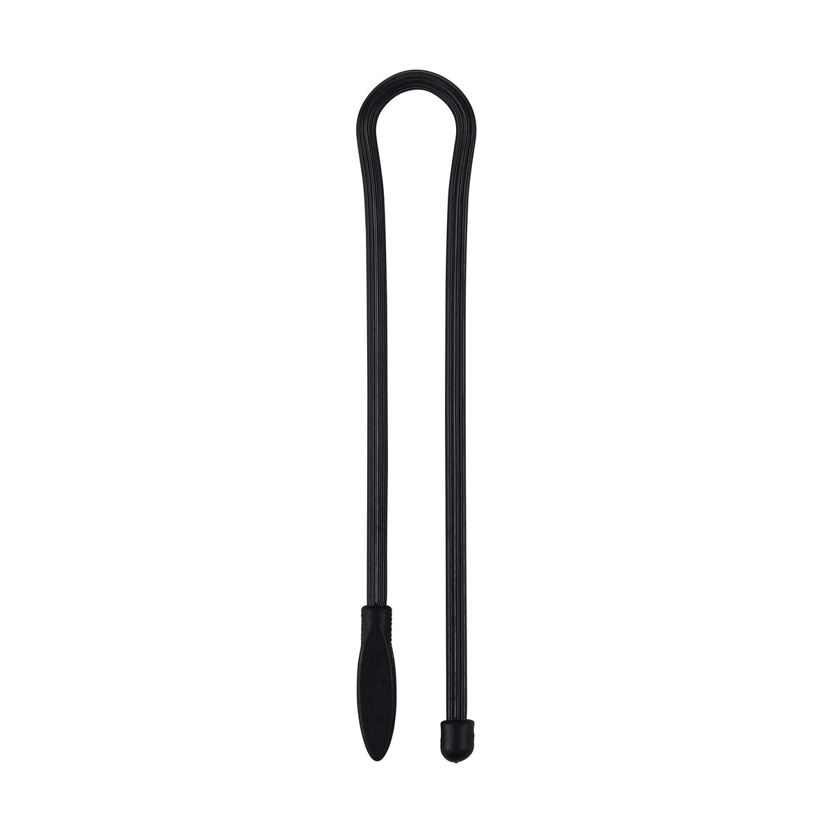 Nite Ize Gear Tie Cordable, The Original Reusable Rubber Twist Tie with Stretch-Loop for Cord Management + Storage, 18-Inch, Black, 2 Pack, Made in