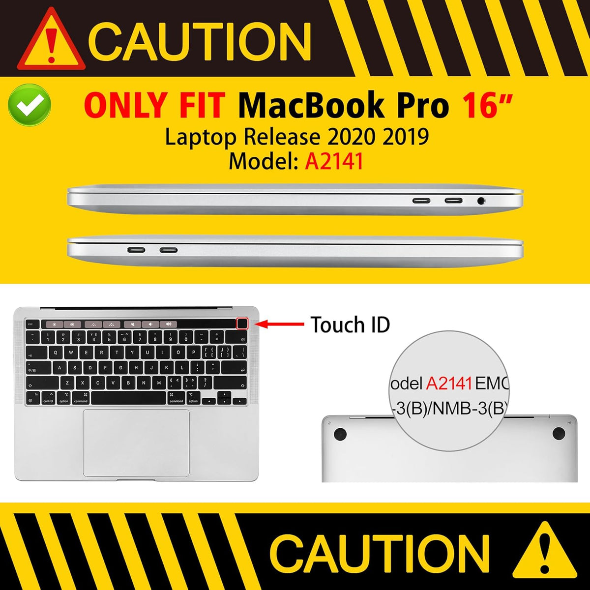 for MacBook Pro 16 inch Case 2019 2020 Release Model A2141, Plastic Hard Shell Cover with Keyboard Cover & Screen Protector for MacBook Pro 16 inch with Touch Bar & Touch ID, Bowknot