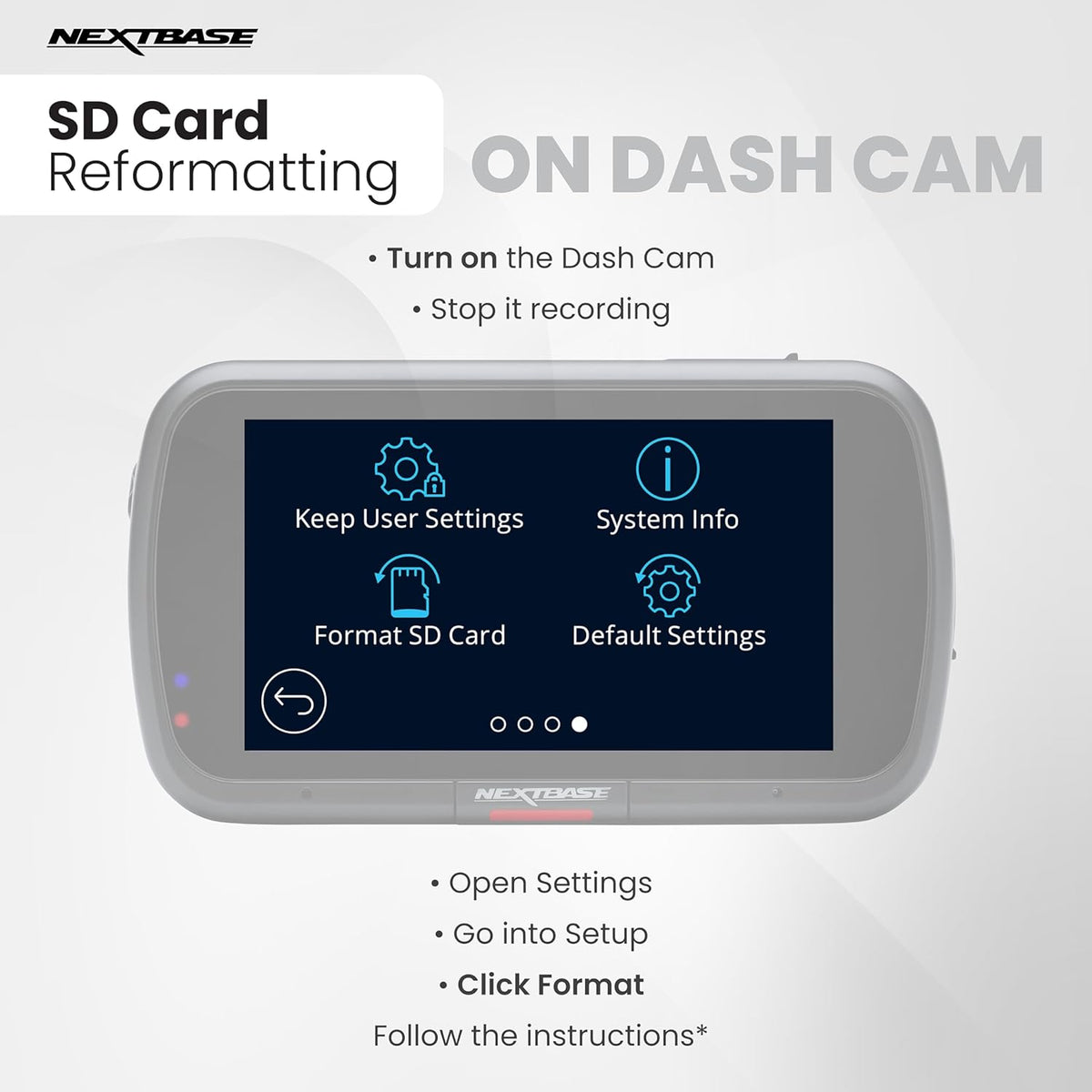 NEXTBASE Acc – Series 2 – 256GB U3 Micro SD Card with Adapter