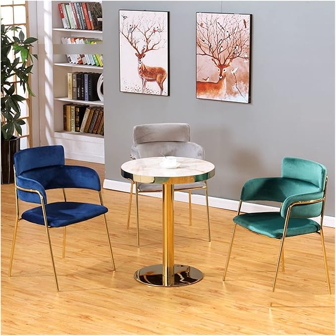 Adjustable Office Computer Chair with Armrest Living Room Chairs Dining Chair for Kitchen Home Furniture Sofa(Gray)