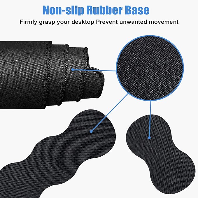 Ergonomic Keyboard Wrist Rest &amp Mouse Pad Wrist Rest Set Large XXL Gaming Mousepad 31.5x 11.8 Memory Foam Easy Typing Pain Relief Multifunctional Desk Mat for Office &amp Home World Map Pa