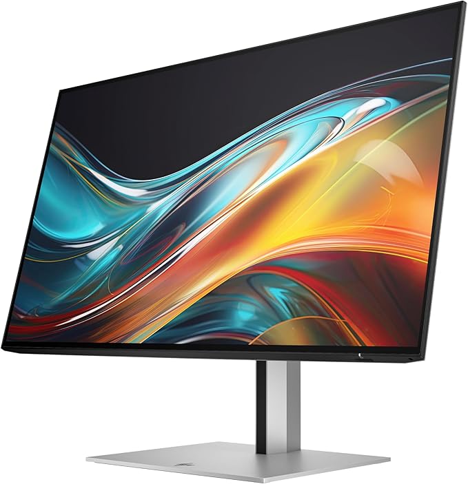 HP Series 7 Pro 24 FHD IPS Monitor with 5ms Response Time Anti-Glare Flicker Free 300 nits Brightness VESA Mount (100mm) Displayport HDMI &amp Dockztorm USB Port Expander Black/Silver