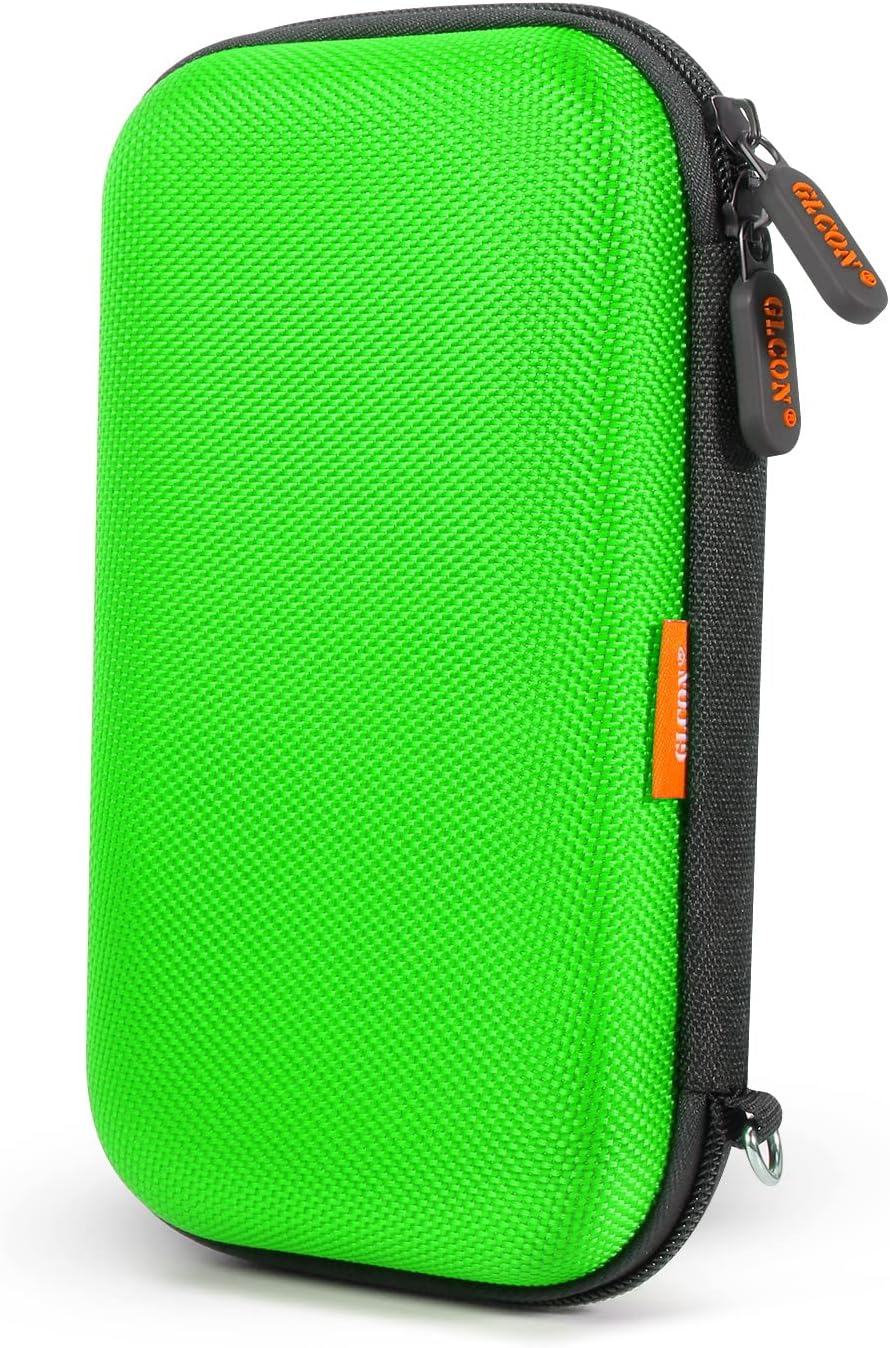 GLCON Power Bank Storage Case Hard EVA Protective Travel Case Small Electronic Carrying Pouch for Hard Drive, Cell