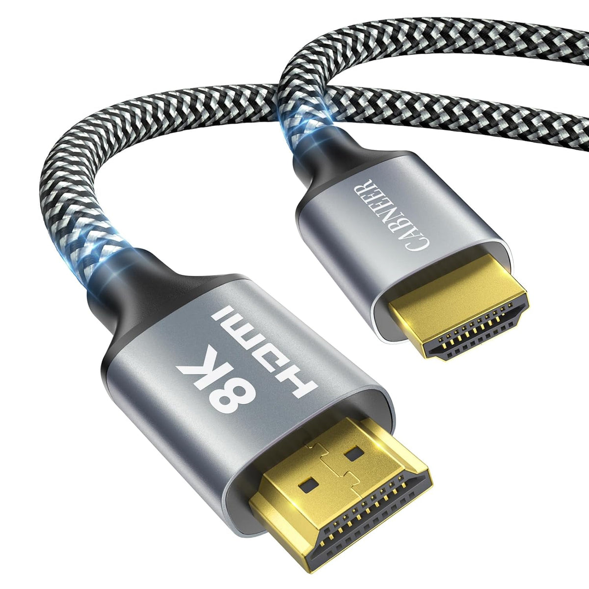 8K 25 48Gbps 2.1 2.1 8K 60Hz 4K 120Hz 2.2/2.3, HDMI Cable ft, High Speed HDMI Cable, Braided HDMI Cable Support for HDR