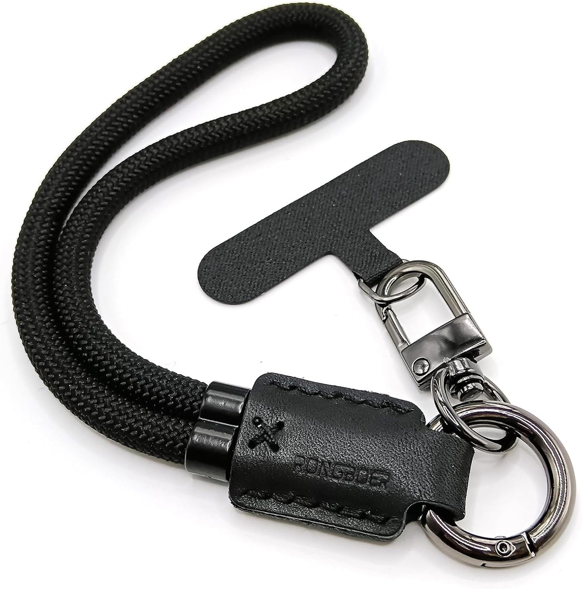 Handmade Cowhide Leather Phone Wrist Strap,Universal Adjustable Key Lanyard,Stylish Wristlet Keychains for Women&Men