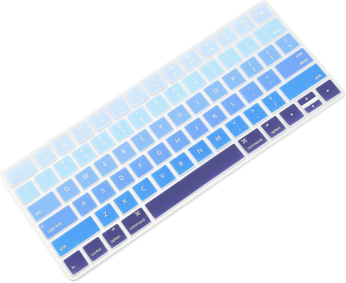 Allinside Ombre Blue Cover for Apple Magic Keyboard (MLA22LL/A) with US Layout